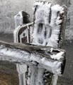 Icy Fencepost